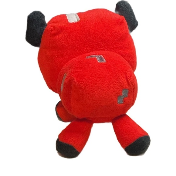 Minecraft OVERWORLD BABY MOOSHROOM Plush STUFFED ANIMAL toy red - Picture 2 of 6